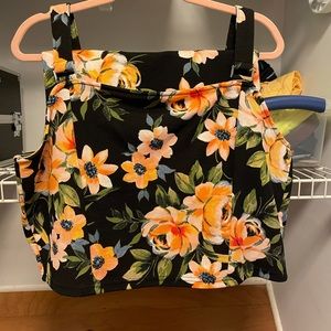 Floral 2 pc Skirt & Tank Set